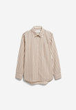 STRIPE LOOSE SHIRT BLOUSE oatmilk-claystone | ARMEDANGELS