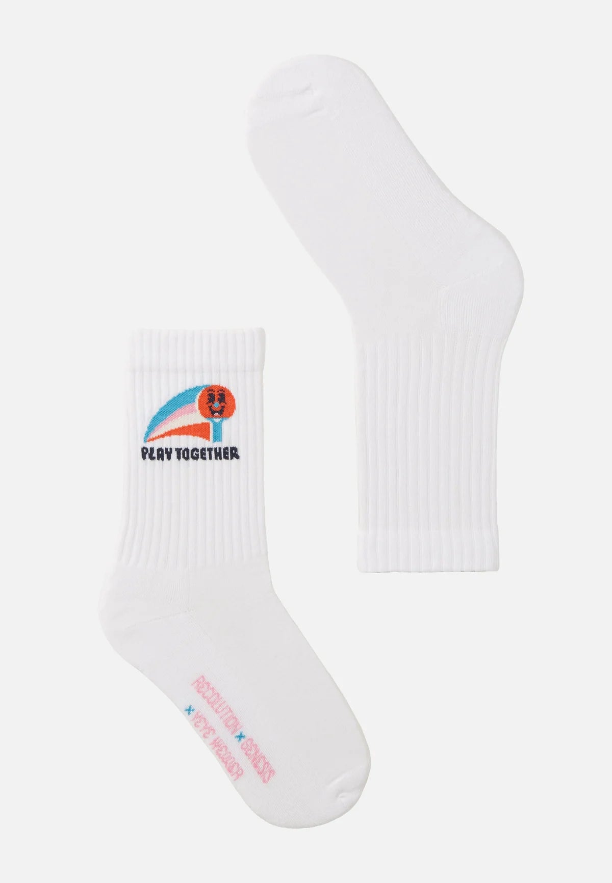 Socken BERGENIA PLAY TOGETHER white | recolution