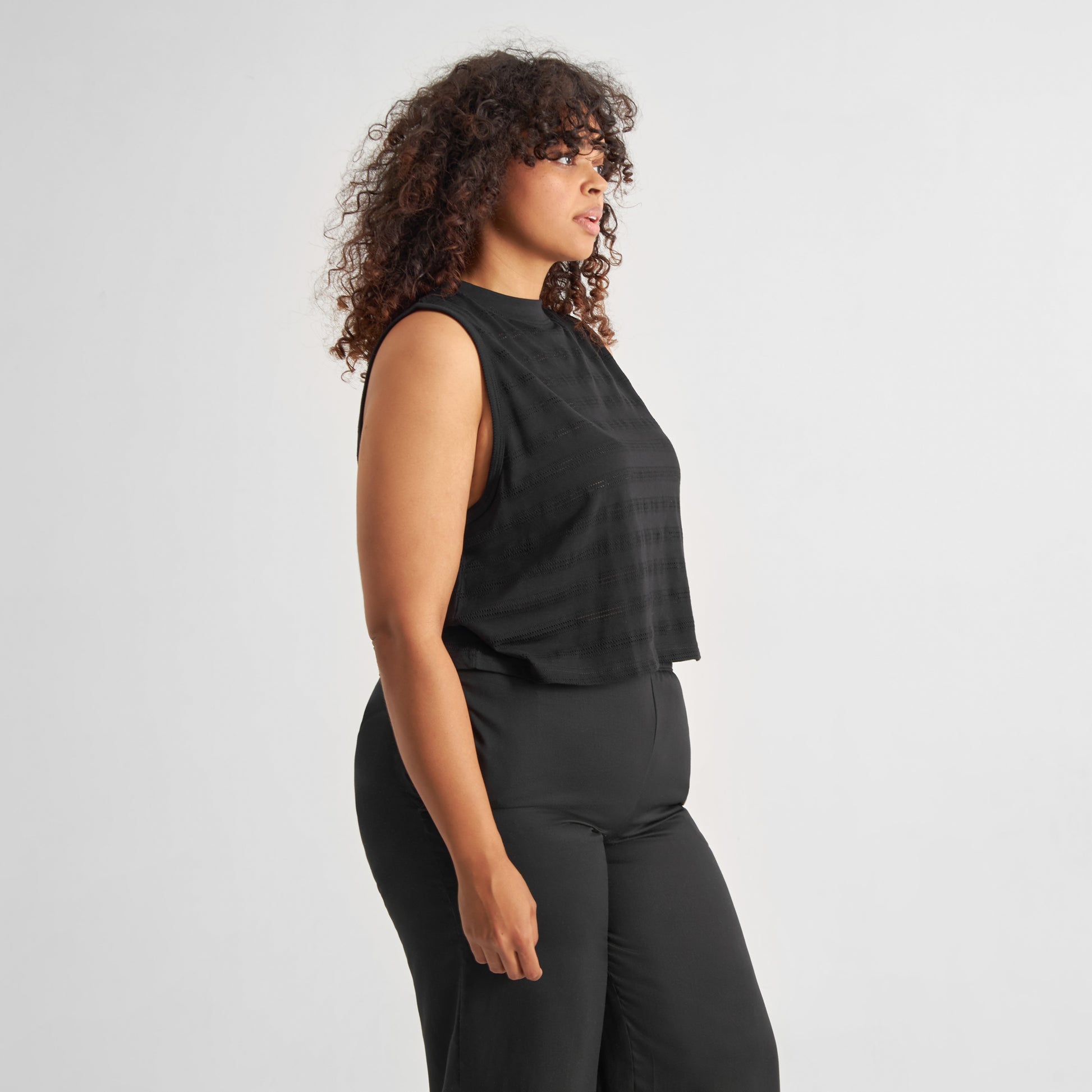 Top Namsos Lace Black | DEDICATED