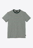 T-Shirt DELONIX STRIPES dark green | recolution