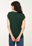 T-Shirt MITHILA ECOVERO™ dark green | recolution