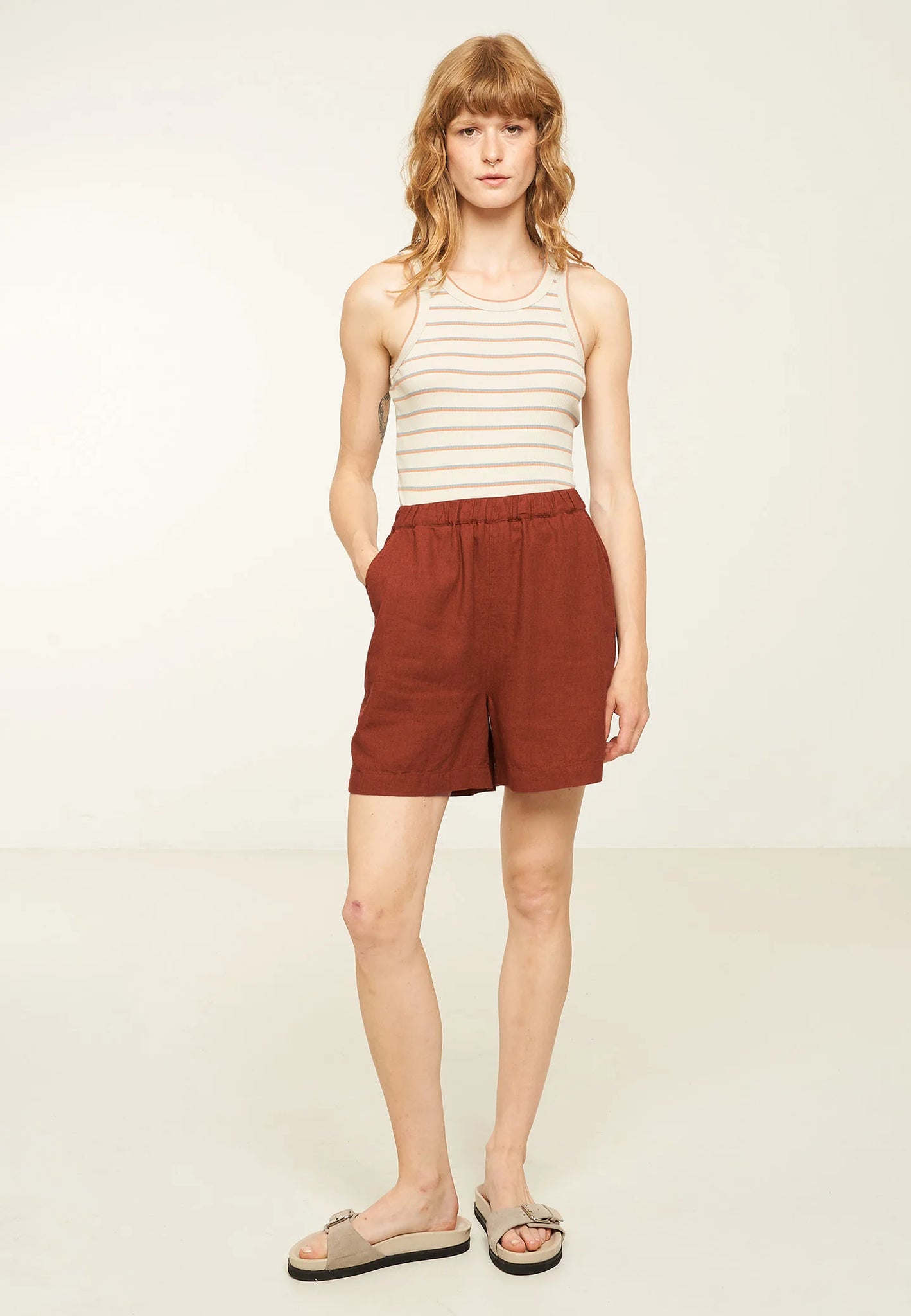 Shorts FIR dark summer orange | recolution