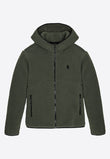 Fleecejacke ALCEA dark khaki | recolution