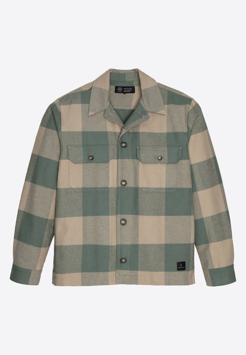 Overshirt FERN CHECK green | recolution