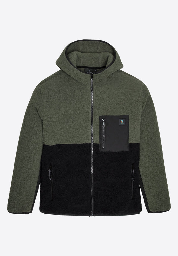 Fleecejacke SEDUM dark khaki | recolution