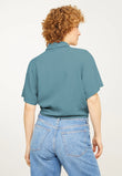 Bluse OCRA lake green | recolution