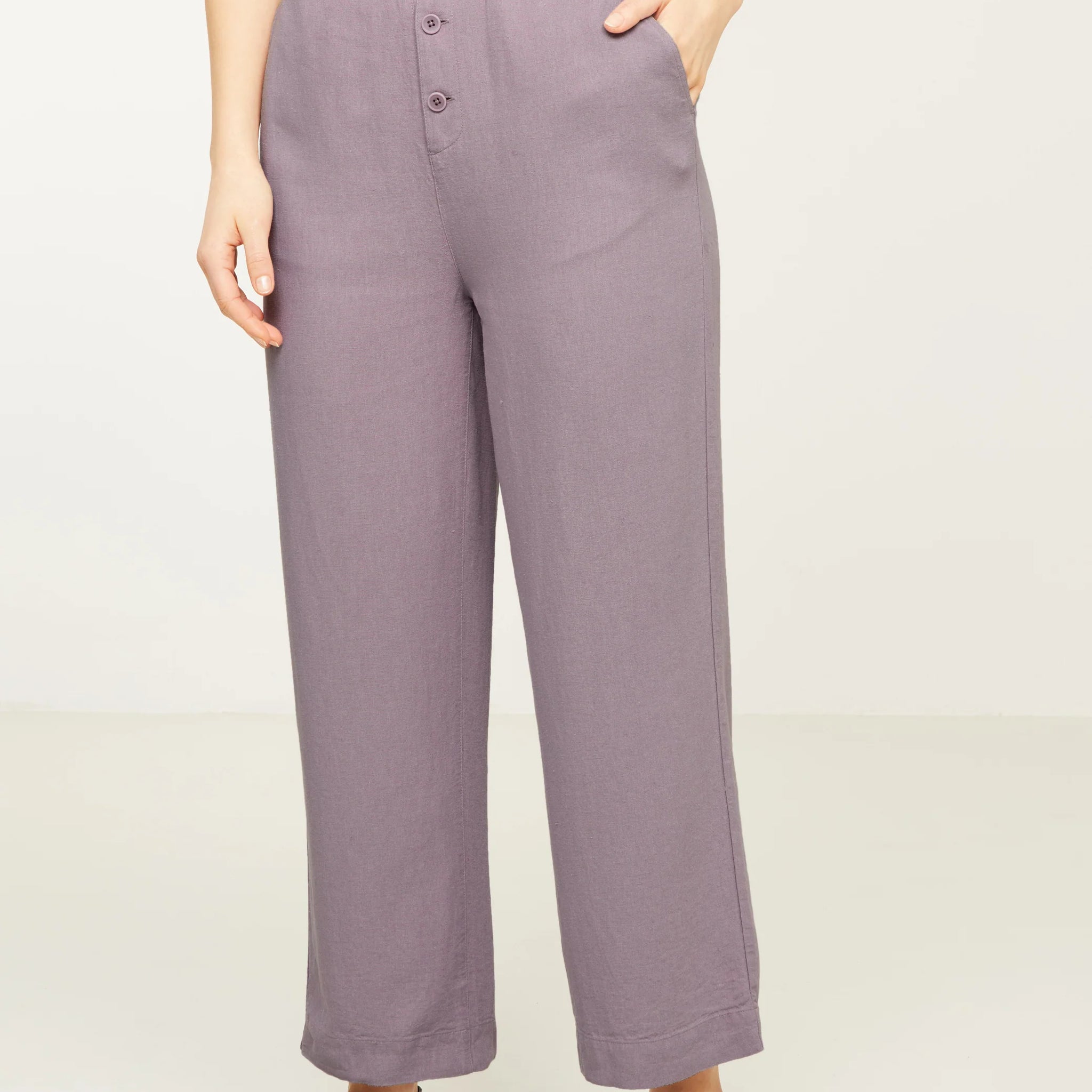 Pants LIRIOPE grey lilac | recolution