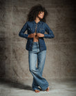 Jeans Izabella Straight Old Blue | KUYICHI
