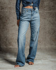 Jeans Izabella Straight Old Blue | KUYICHI