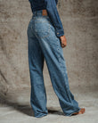 Jeans Izabella Straight Old Blue | KUYICHI