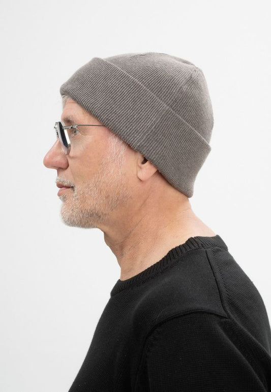 Unisex Fine Knit Beanie Style HIMMAT bear melange | MELA