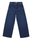 Jeans BLINK Wide Barrel Cropped Soft Denim - Classic dark blue | DAWN