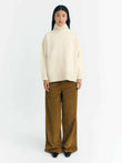 Hose LIGHT OAK CORDUROY HEDDA PANTS | THINKING MU