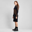 Dress Lo Flowy Blocks Black/Coffee Brown | DEDICATED