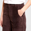 Workwear Pants Vara Corduroy Coffee Brown | DEDICATED