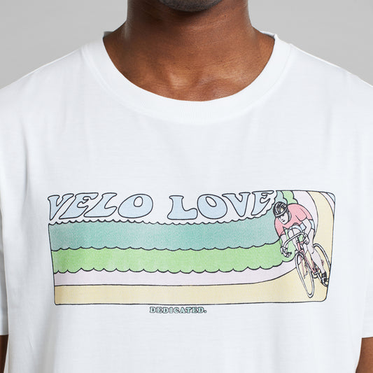 T-shirt Stockholm Retro Velo Love Off-White | DEDICATED