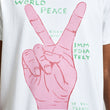 T-shirt Stockholm World Peace Off-White | DEDICATED