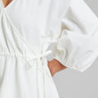 Wrap Dress Ugglan White | DEDICATED