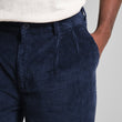 Pants Vallen Corduroy Navy | DEDICATED