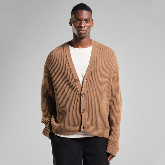 Cardigan Mavas Camel Brown | DEDICATED