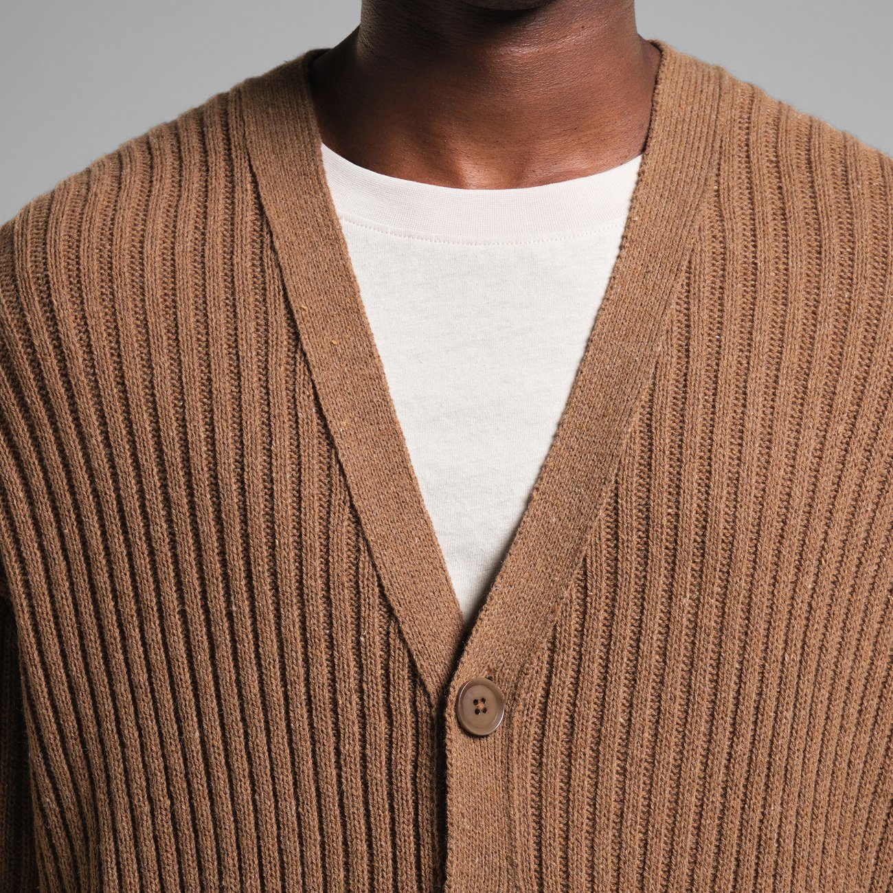 Cardigan Mavas Camel Brown | DEDICATED