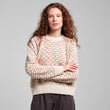 Sweater Husie Honey Comb Vanilla White | DEDICATED