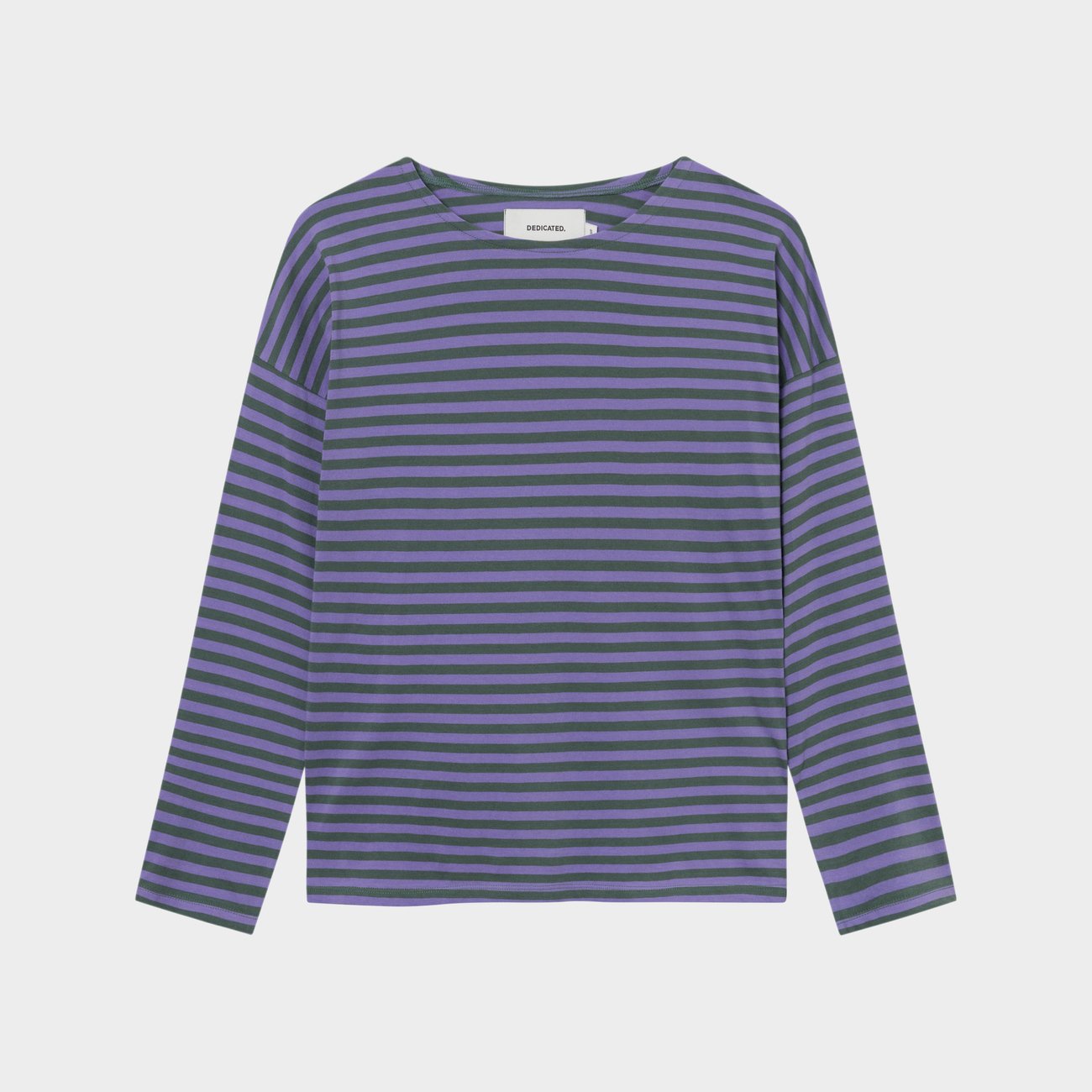 Top Humledal Stripes Green/Purple | DEDICATED