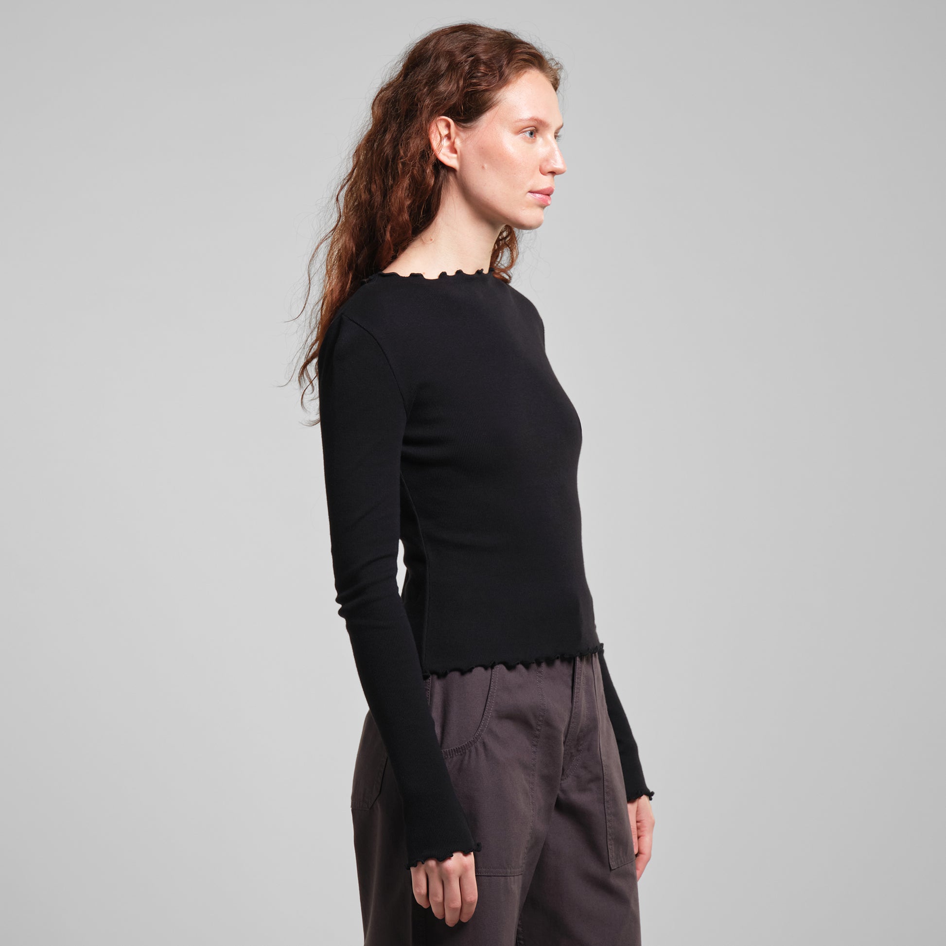 Rib Top Ryd Black | DEDICATED