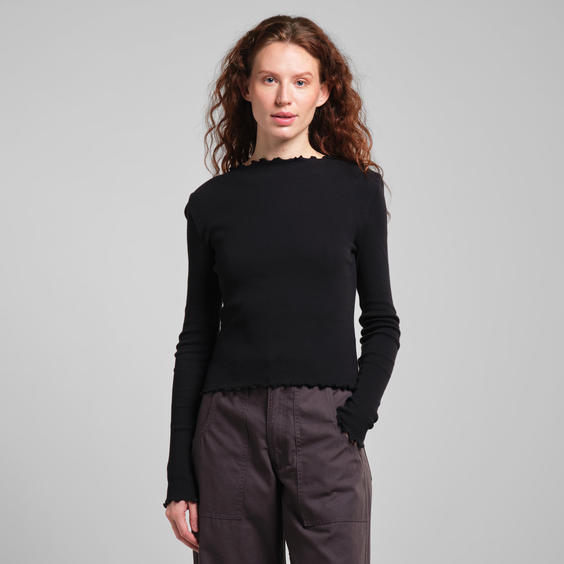 Rib Top Ryd Black | DEDICATED