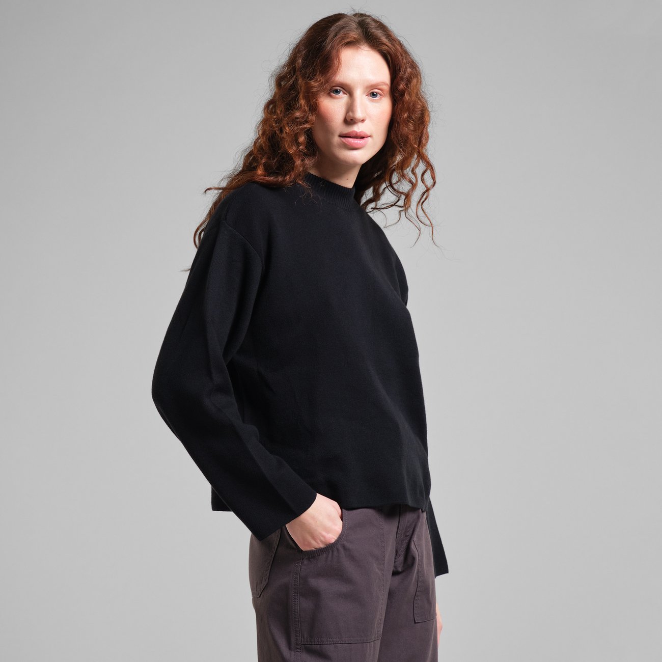 Sweater Limhamn Base Black | DEDICATED