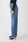 Jeans ASH Barrel Leg Minimal Stretch - Classic medium blue 201 | DAWN