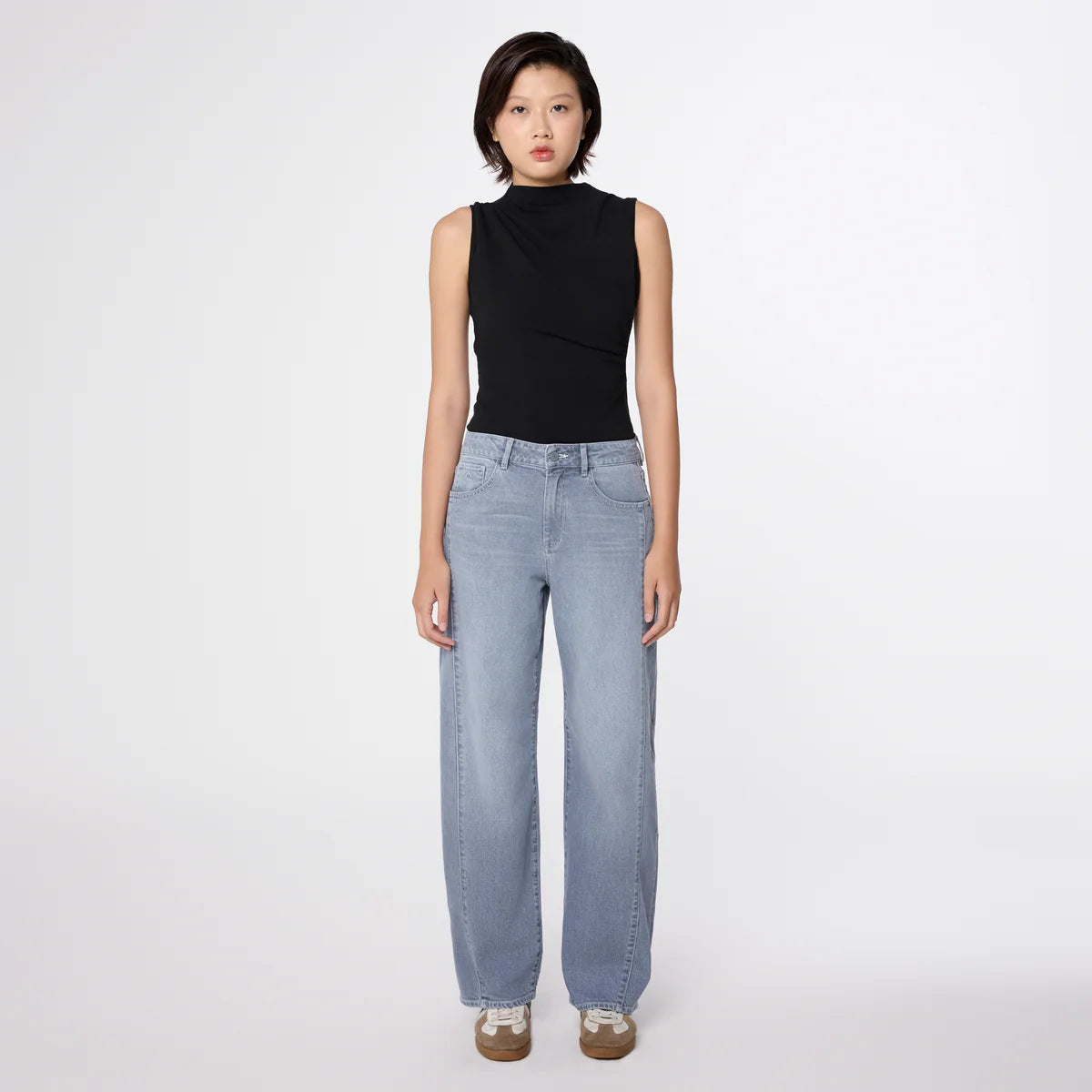 Jeans ASH Barrel Leg Minimal Stretch - Cutline Slate Grey 319 | DAWN