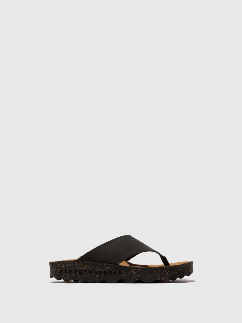 Thong Sandals CAMI BLACK | ASPORTUGUESAS