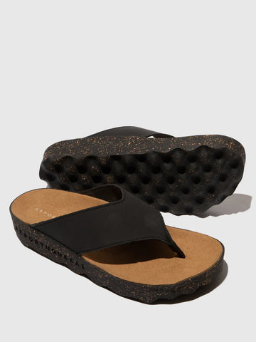 Thong Sandals CAMI BLACK | ASPORTUGUESAS