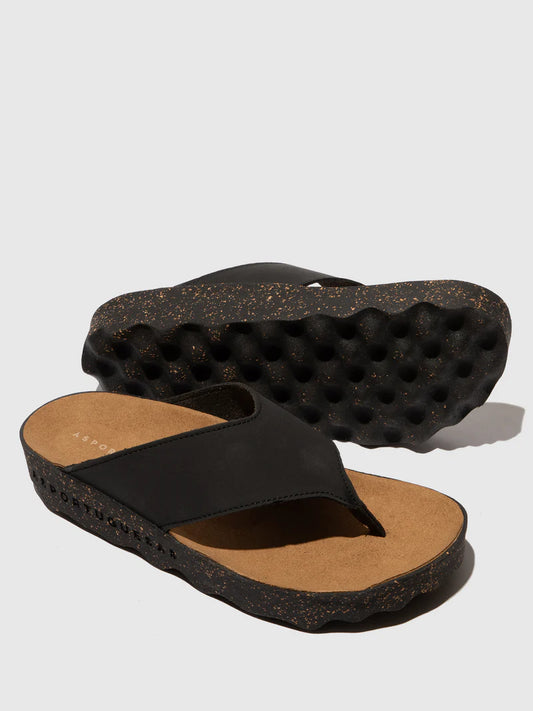 Thong Sandals CAMI BLACK | ASPORTUGUESAS