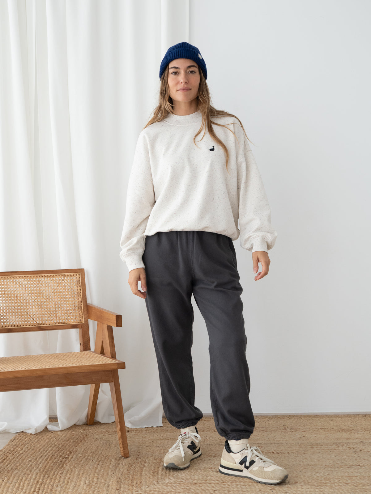 Sweatshirt BOBITZ ECRU MULTICOLOUR NEPS | TWOTHIRDS