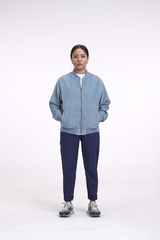 Binam Jacket cobalt corduroy | ARNIKO