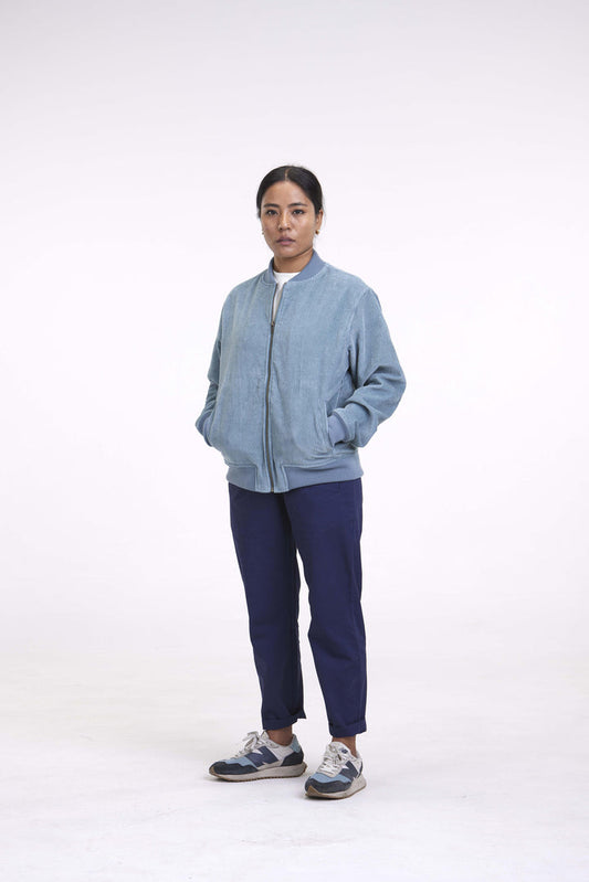 Binam Jacket cobalt corduroy | ARNIKO