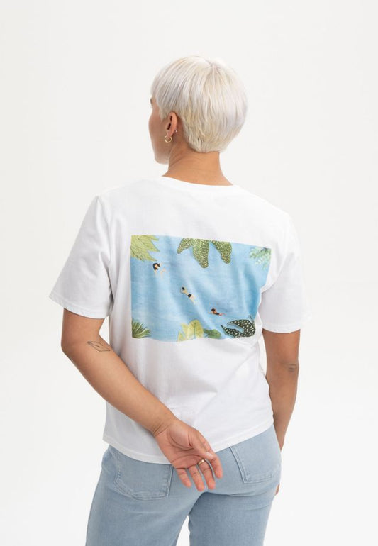 T-Shirt TANIKA Artist Edition Atelier Mave Print secret lake | MELAWEAR