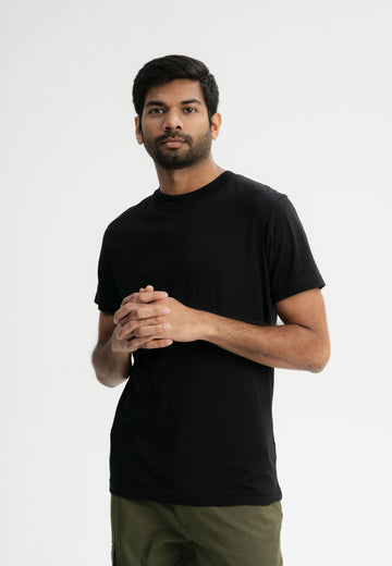 Men T-Shirt Style AVAN schwarz | MELA