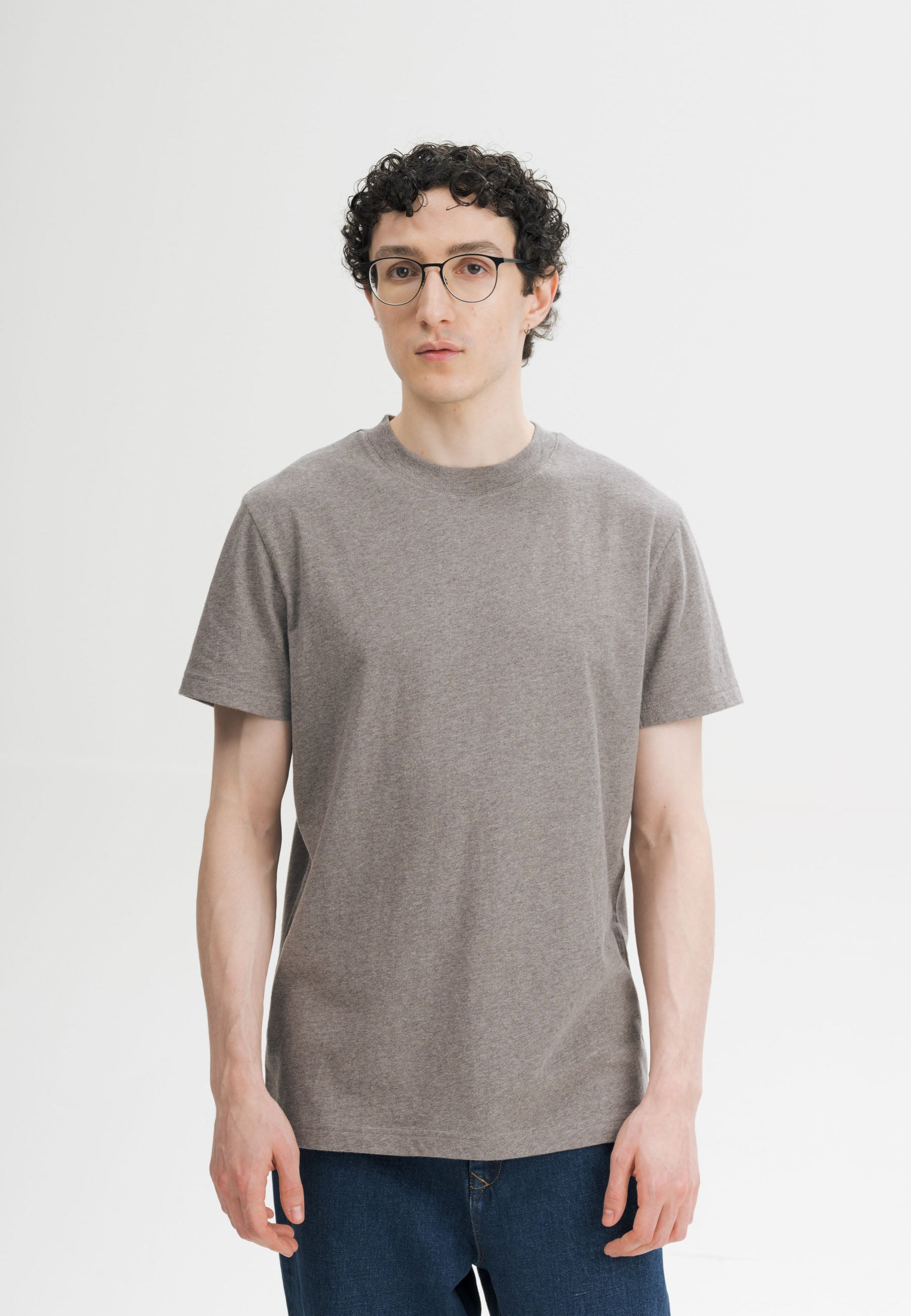 Men T-Shirt Style AVAN bear melange | MELA