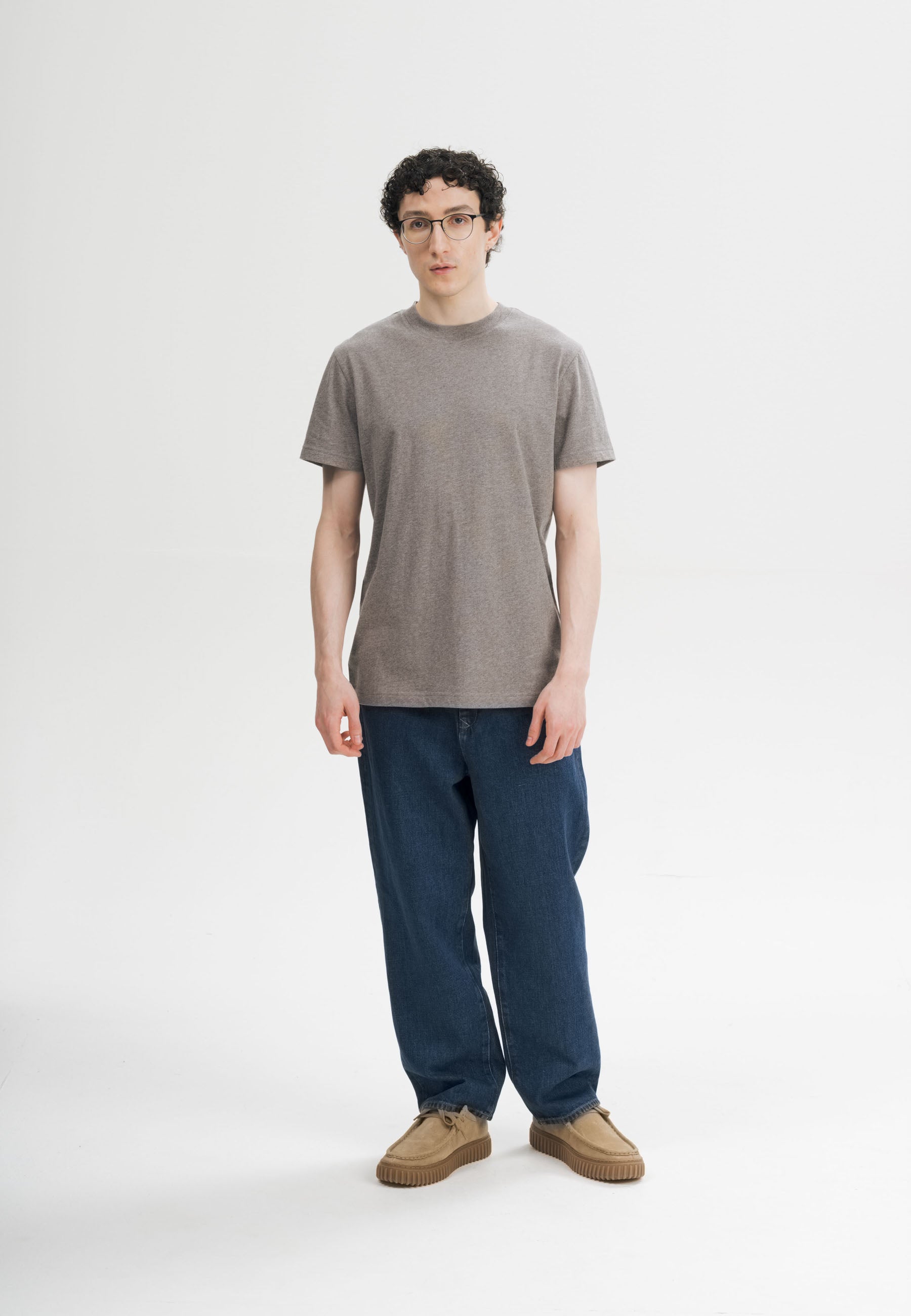 Men T-Shirt Style AVAN bear melange | MELA