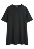 Kleid BAASU Oversized T-Shirt black | MELAWEAR