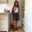 BLINKY Soft Denim - Shorts Medium blue | DAWN