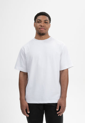 Men Oversized Heavy Weight T-Shirt Style BHAJAN weiß | MELA