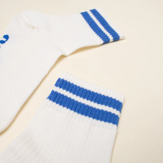 The Tennis- Ankle Socken blaue Streifen | popeia