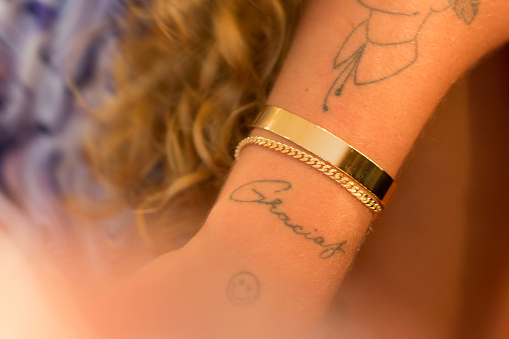 CURB BRACELET Stainless Steel | KLIMBIM