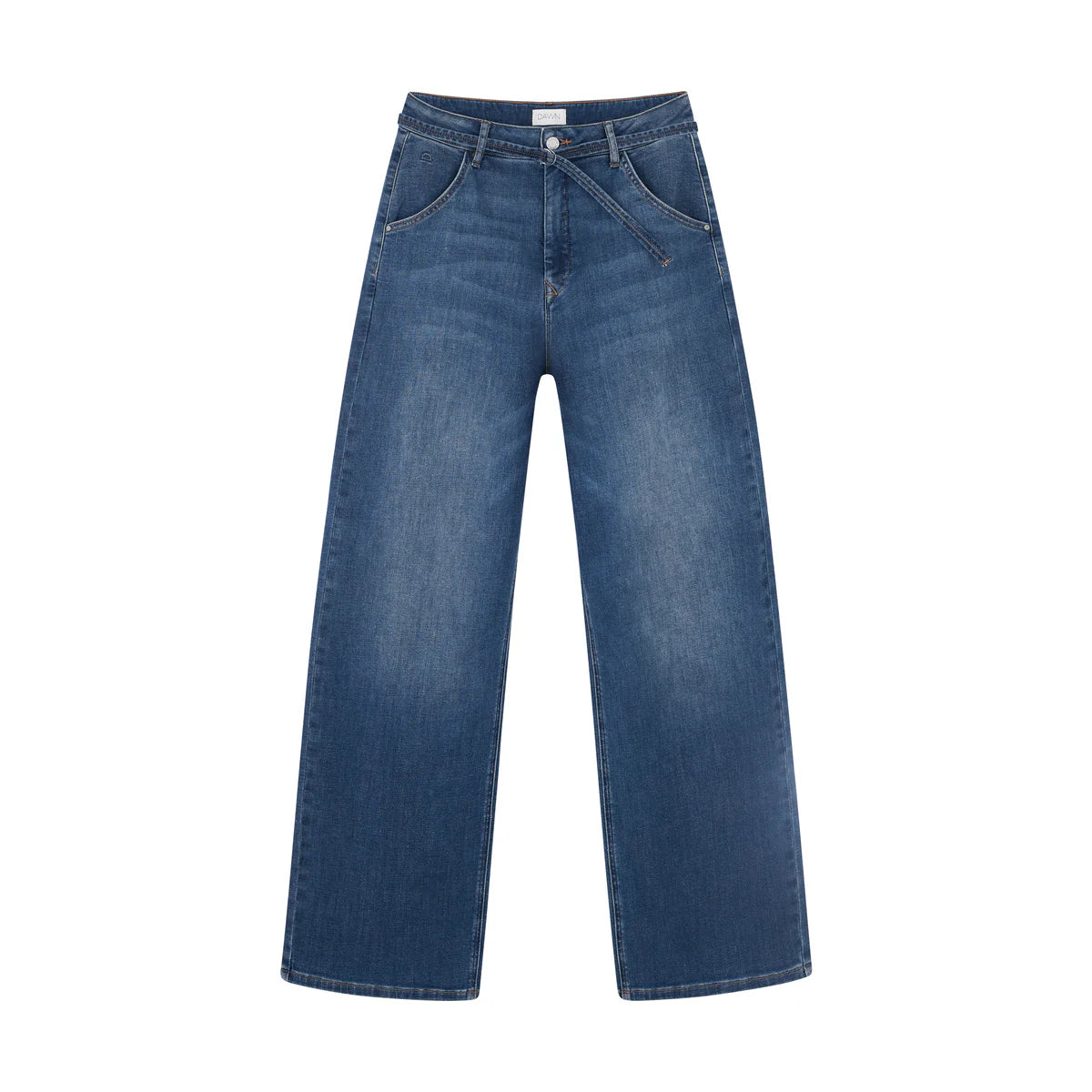 Jeans BLINK Wide Barrel Soft Denim - Classic vintage blue 219 | DAWN
