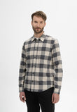 Flannel Shirt SAHEL anthrazit karo | MELAWEAR