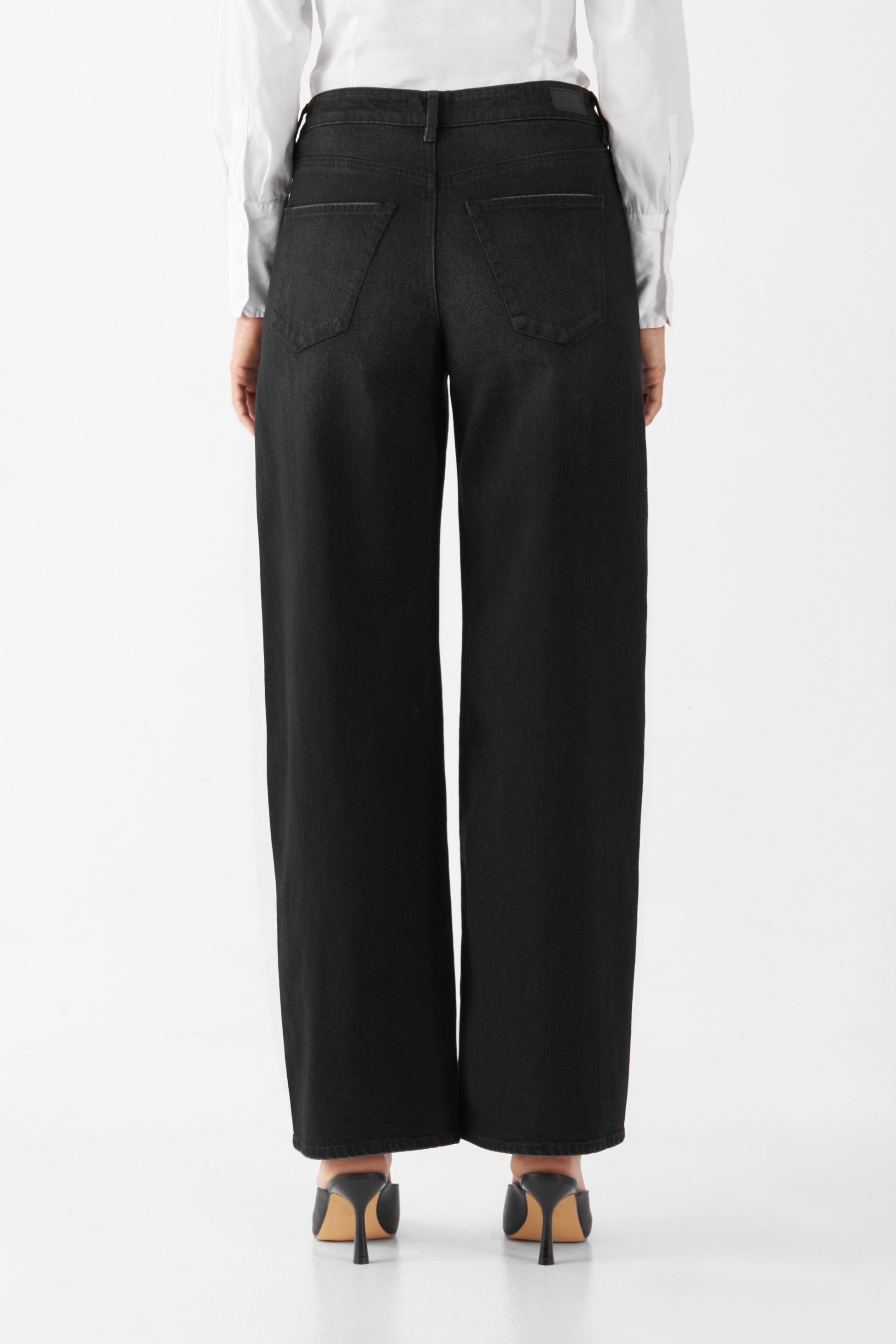 Jeans ASH Barrel Leg Minimal Stretch - Classic black denim 304 | DAWN